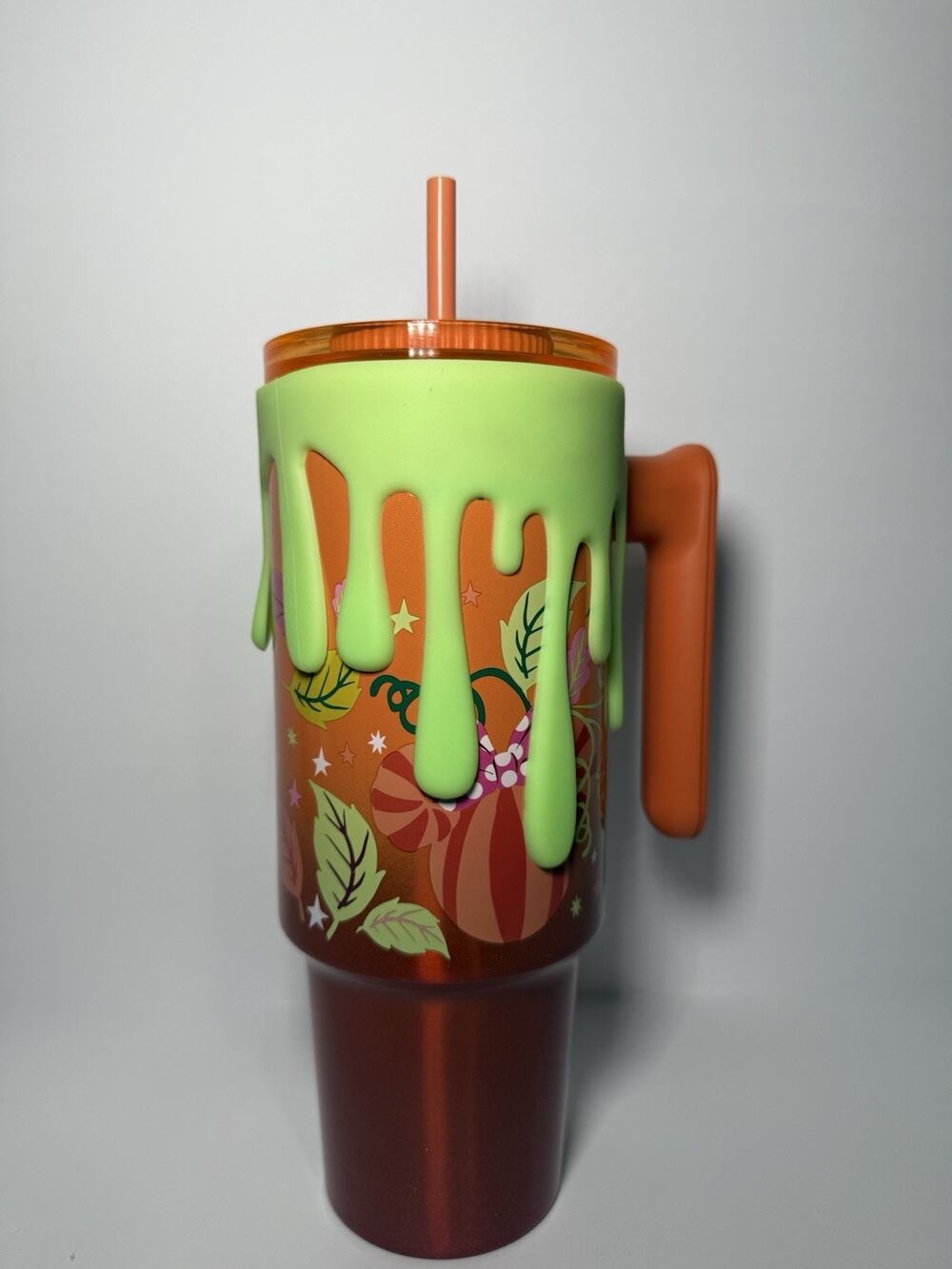 Starbucks X Disney Mickey Minnie Mouse Halloween Tumbler + Slime Sleeve BNWT